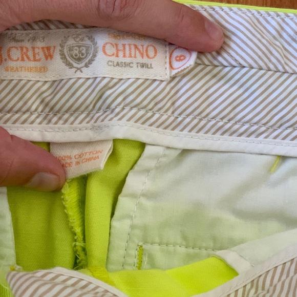 JCrew Shorts Yellow-Green - Picture 4 of 4